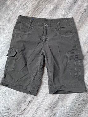 Kuhl Kontra Cargo Shorts Womens 10 Hiking Lightweight patina dye splash 11"